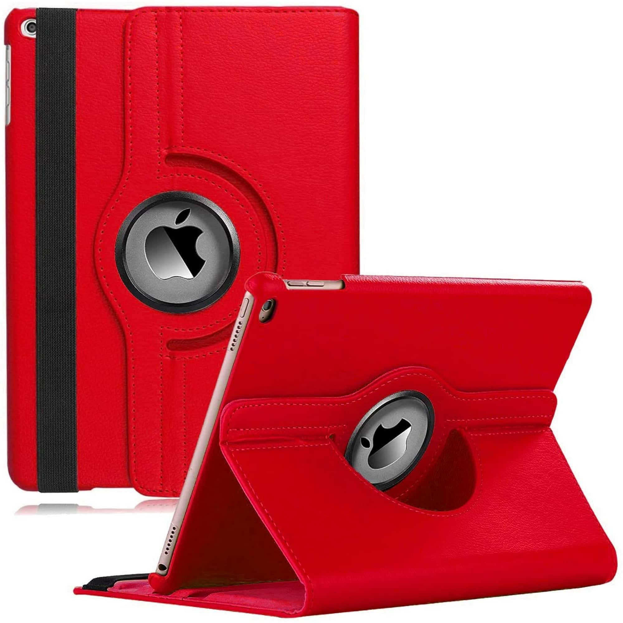 Entronix - 360� Rotating Case for iPad Mini 1/2/3 - Durable Protection with Kickstand - Red