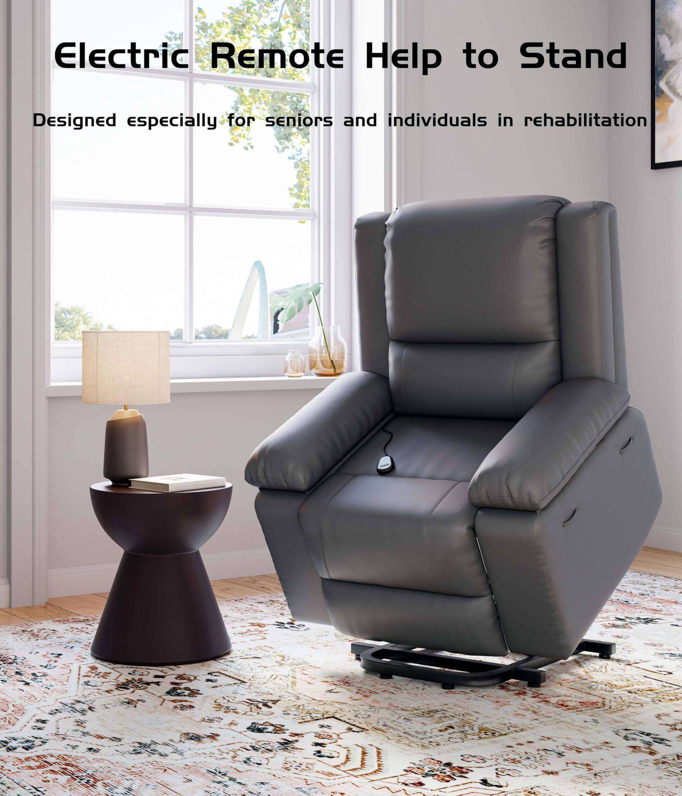 Electric Remote Help to Stand  
Designed especially for seniors and individuals in rehabilitation