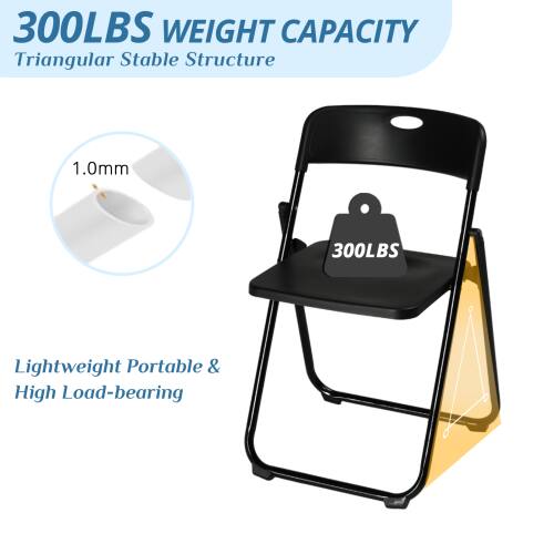 300LBS WEIGHT CAPACITY  
Triangular Stable Structure  

1.0mm  

Lightweight Portable & High Load-bearing