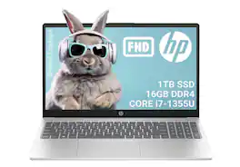 HP - 15-fd0182wm 15.6" FHD I7-1355U 16GB 1TB PCIe WIN11 H, 9C9A5UA#ABA - Silver