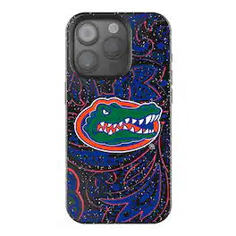 Keyscaper - NCAA - Florida Gators Paisley Bling iPhone Case - 14 - Black