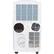 Alt View 11. AireMax - 600 Sq. Ft 10,000 BTU Portable Air Conditioner with 11,500 BTU Heater - White.