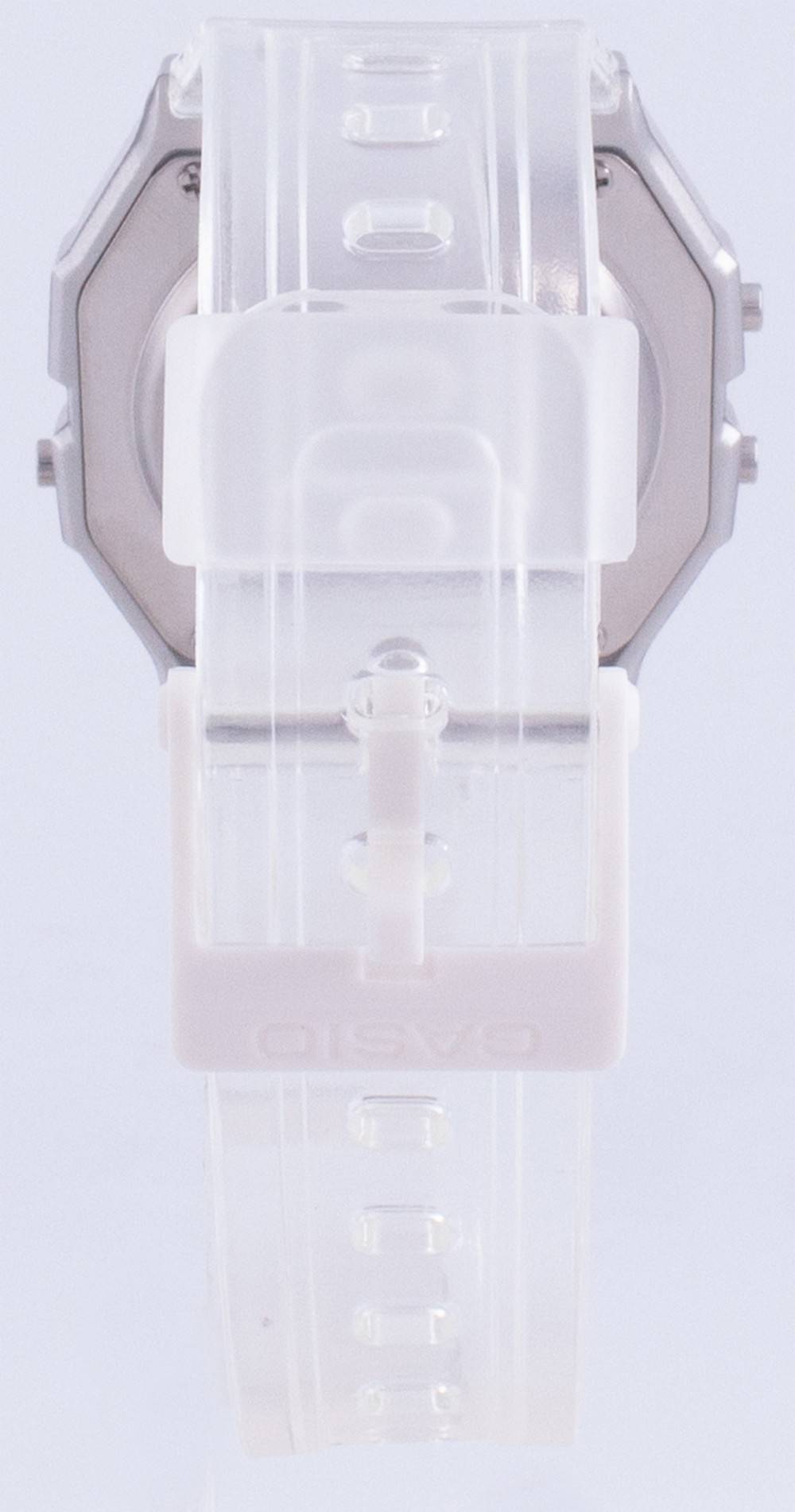 Back. Casio - Youth F-91WS-7 Quartz Women's Watch - Grey.