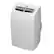Left. LG - 350 Sq. Ft. 8,350 BTU DOE Smart Portable Air Conditioner - White.
