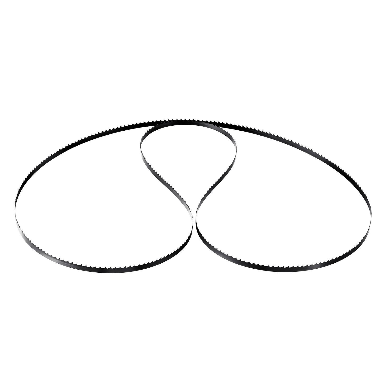 Alt View 5. VEVOR - Bandsaw Blade, 60 Inch Length, 6 TPI Band Saw Blade with 15 HRC Hardened Sharp Teeth, SK5 High-Strength Carbon Steel - Black.