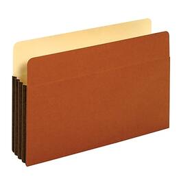 Pendaflex - Reinforced File Pocket, 3 1/2" Expansion, Legal Size, 10/Box - Brown