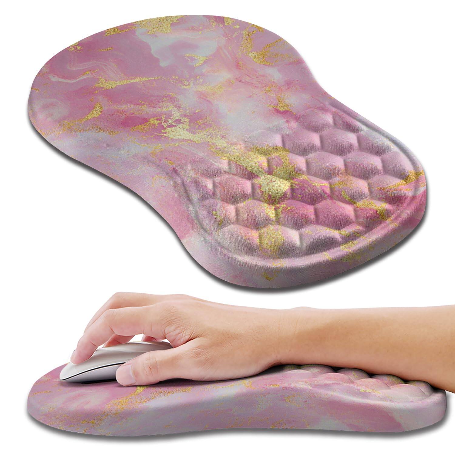 KM32-Pink Gold Marble