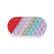 Front. Unique Bargains - Gel Wrist Rest, Ergonomic Silicone Gel Mouse Pad with Cool Touch Cushion for Computer Laptop Home Office (Mouse Pad) - Red Ombre.