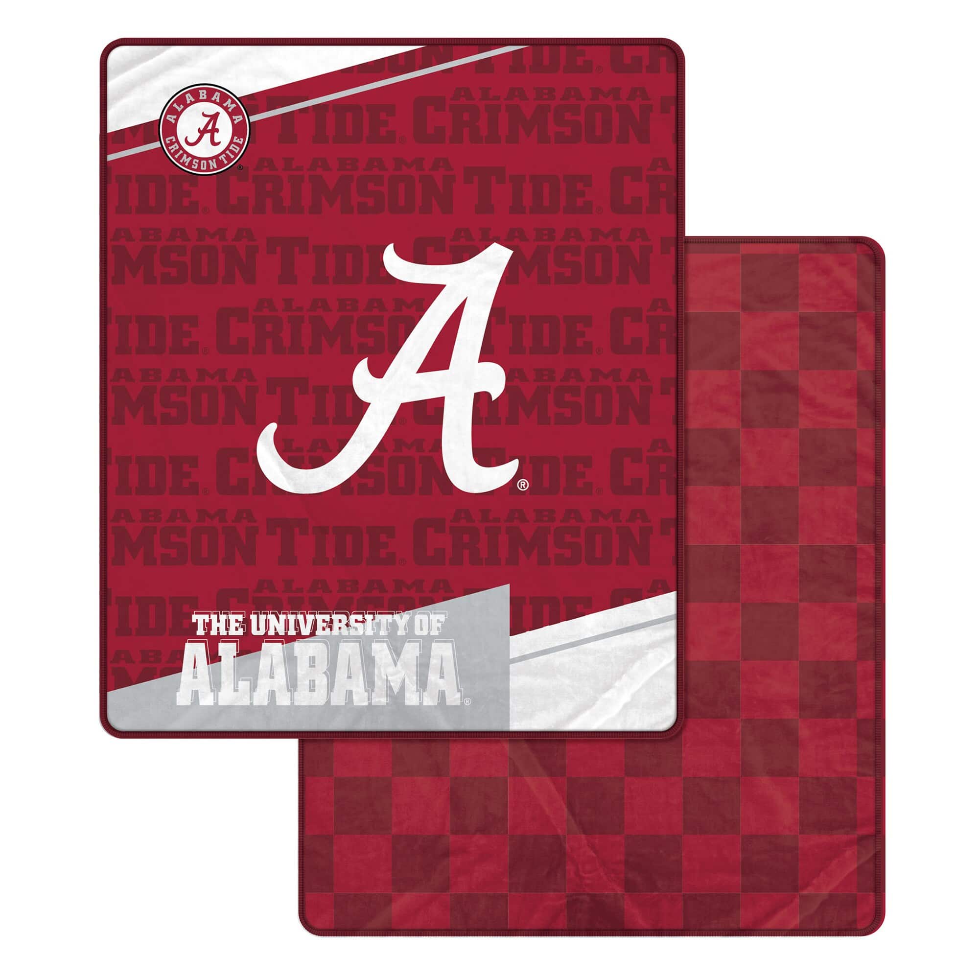 "Pegasus - Alabama Crimson Tide 60"" x 70"" Diagonal Ghost Checkered Double-Sided Blanket - Multicolor" price history on PriceWatchPro