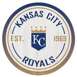 WinCraft - Kansas City Royals 14" Established Year Circular Wood Sign - Multicolor