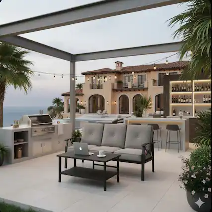 Front. Anysun - Modern Minimalist Outdoor Patio Set with 3-Seat Patio Sofa and and Rectangular Coffee Table - Black.