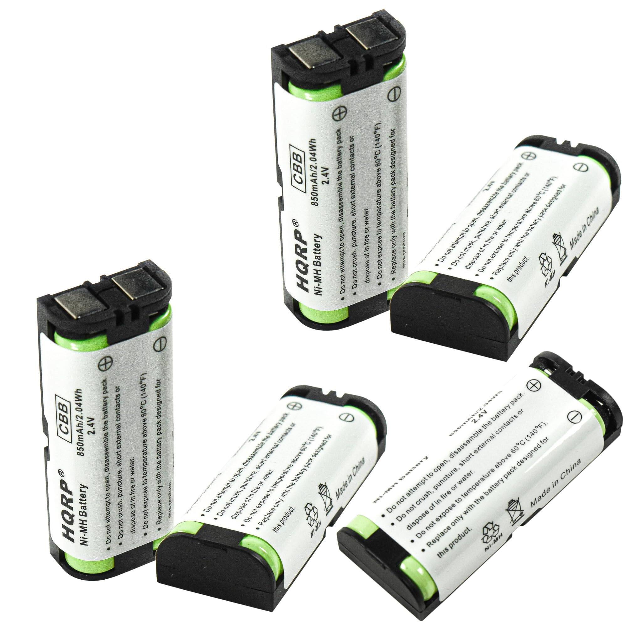 CBB HQRP  
04Wh 850mAh/2.4V Battery Ni-MH  
Do not disassemble, open, puncture, crush, or expose to fire.  
Do not dispose of in water.  
Do not expose to temperature above 60°C (140°F).  
Replace only with the same type of battery.  
Made in China