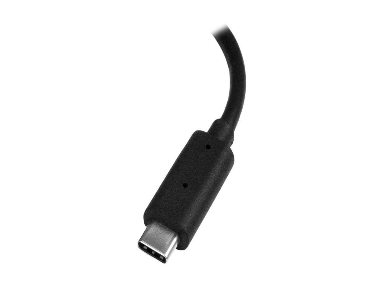 Alt View 4. StarTech.com - StarTech CDP2VGASA USB-C to HDMI/VGA Adapter w/ Stay Awake & Presentation Mode.