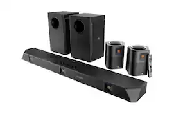 Nakamichi - DRAGON 11.4.6 3000W Soundbar System with 2 x Dual-Opposing 8" Subwoofers, Dolby Atmos and DTS:X Pro - Black
