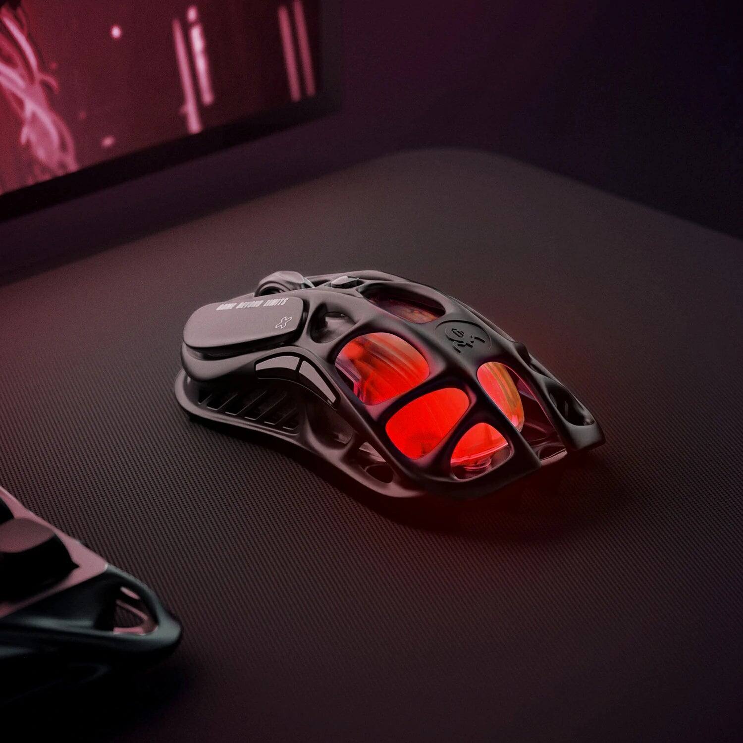 Alt View 10. GravaStar - GravaStar Mercury M2 Wireless Gaming Mouse with 26000 DPI PAW3395 Sensor and 79g Lightweight Design Stealth Black - Stealth Black.