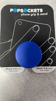 PopSockets - Collapsible Grip & Stand for Phones and Tablets - Blue