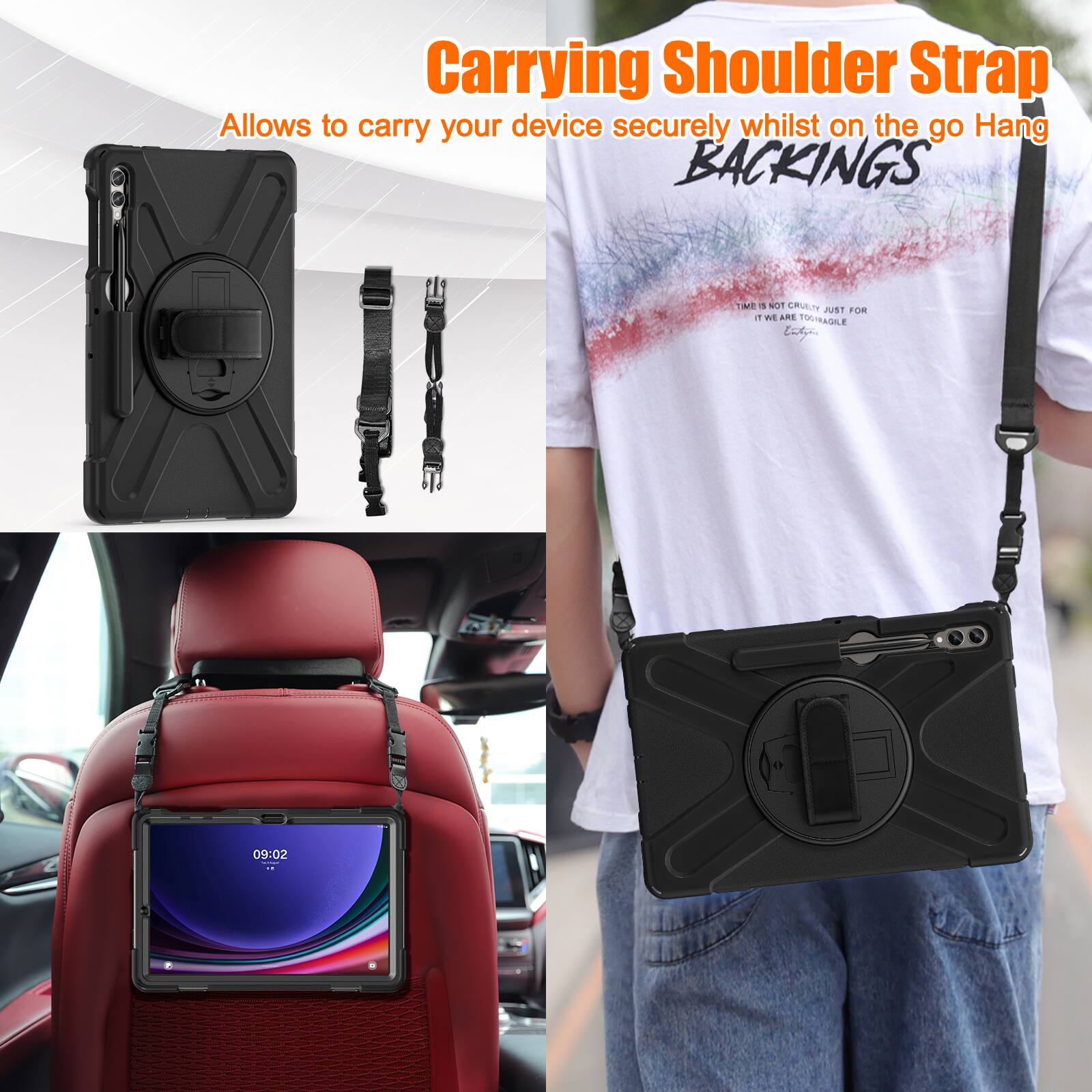 Carrying Shoulder Strap

Allows to carry your device securely whilst on the go

Hang BACKINGS