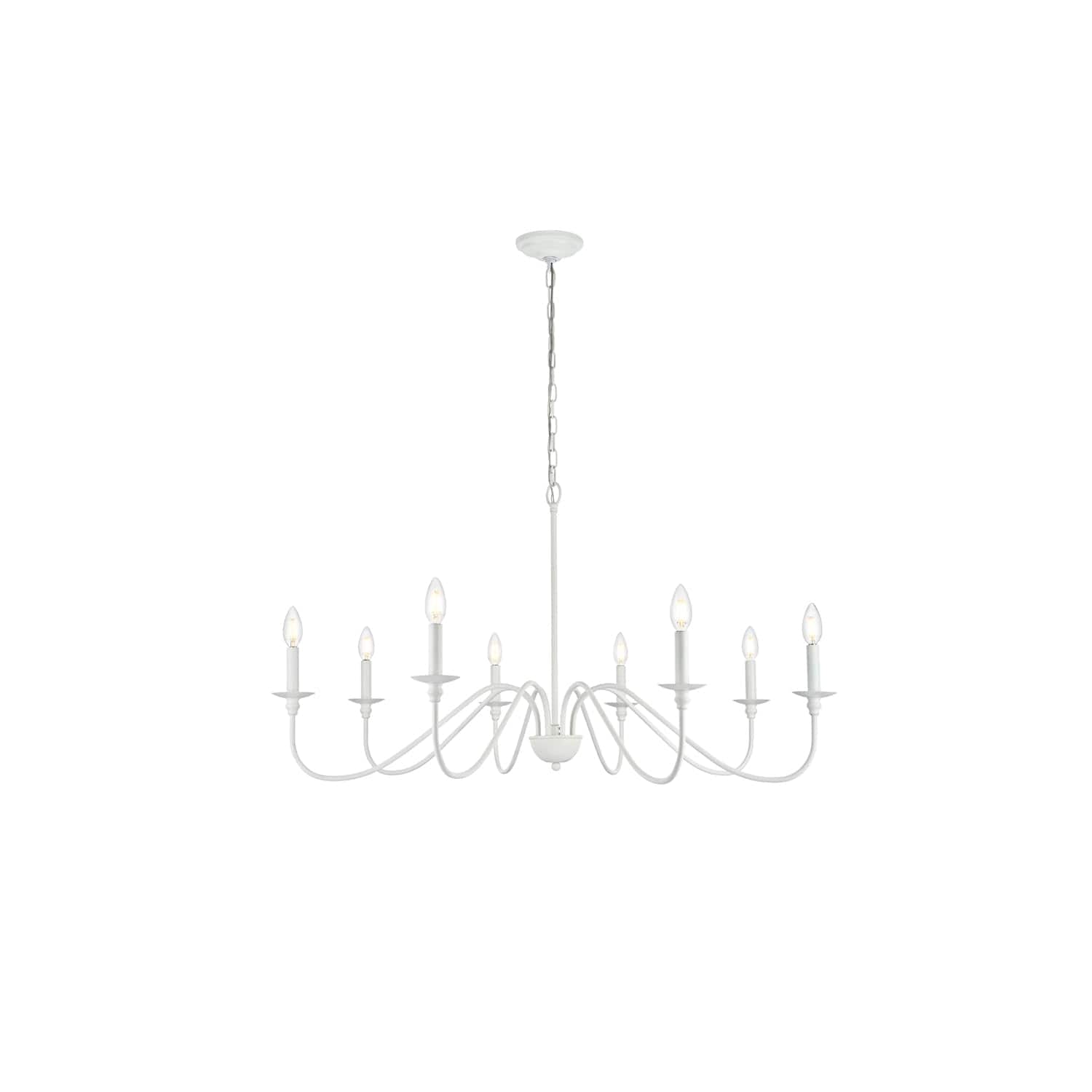 Living District - Rohan 42 inch chandelier - White price history on PriceWatchPro