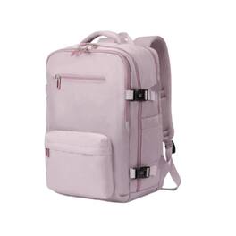 Cozy Serene - Airline-Approved Travel Laptop Backpack - Pink
