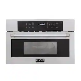 Kucht - 30 in 1.6 Cu. Ft. Air Fryer and Convection Built In Microwave - Stainless Steel