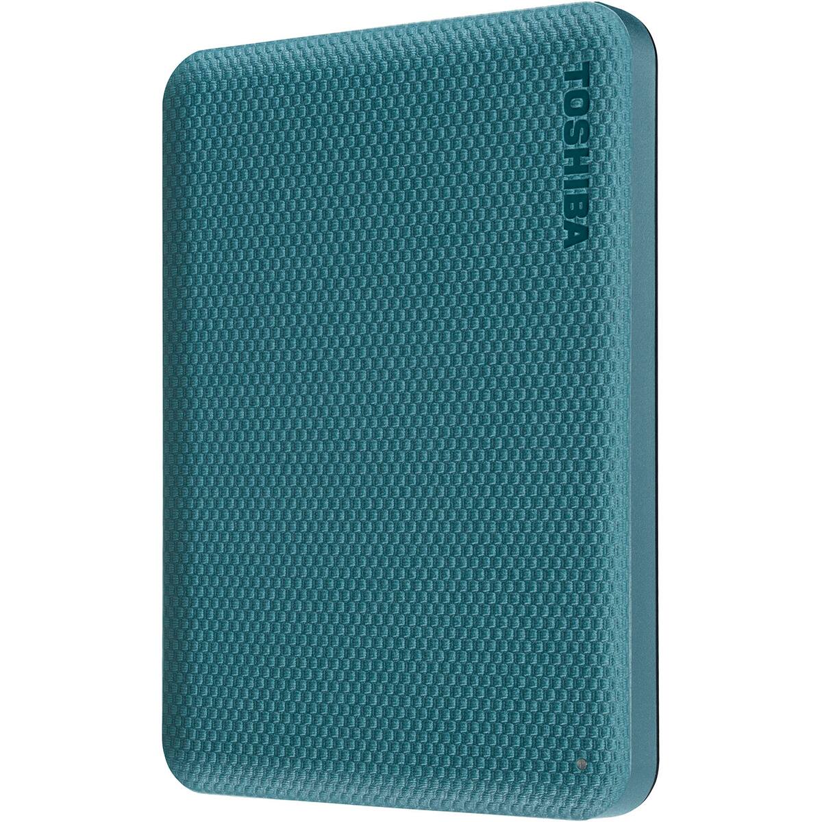 Alt View 3. Toshiba - Toshiba Canvio Advance 1TB USB 3.2 Gen 1 Portable Hard Drive, Green - Green.