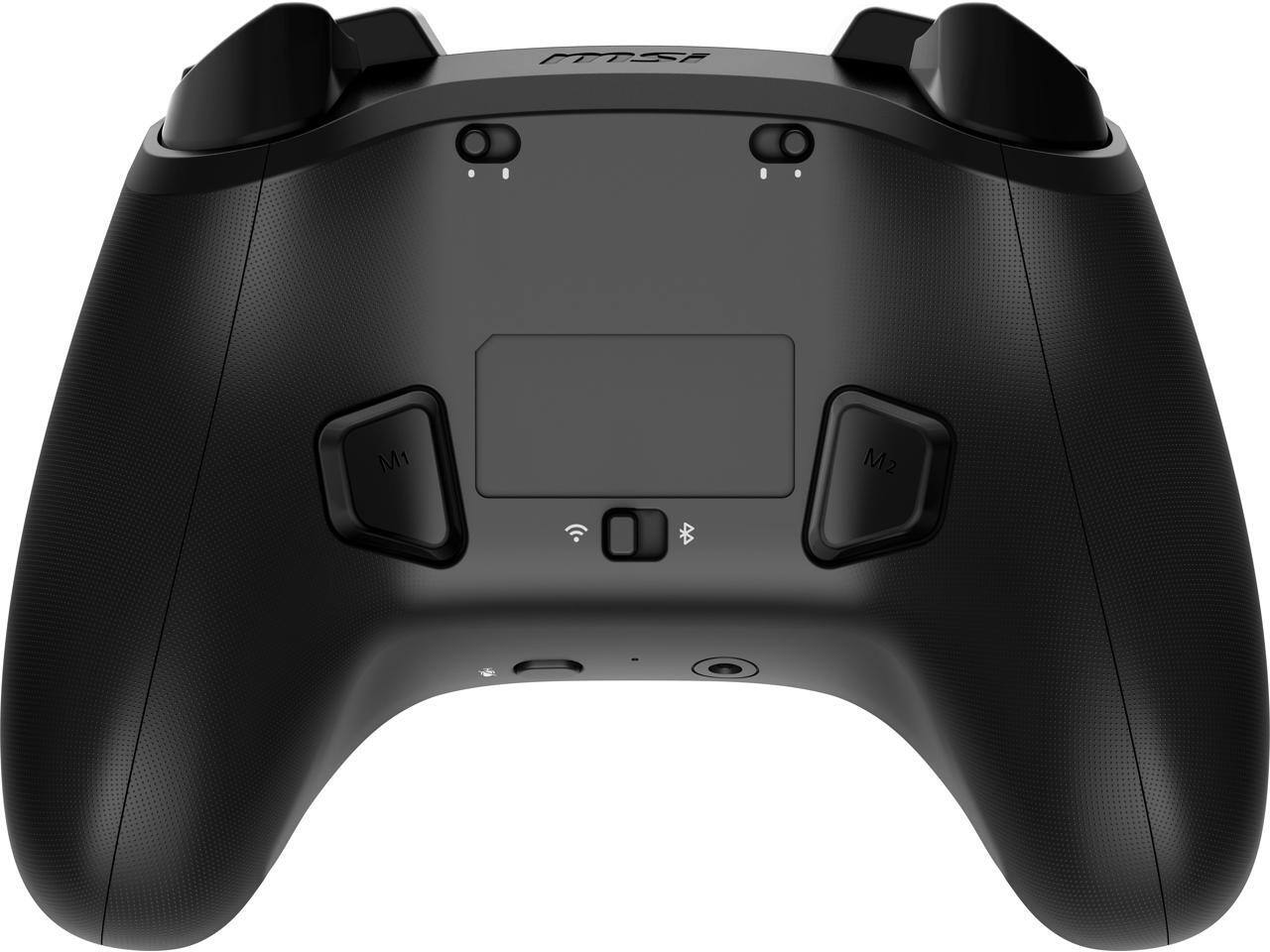 Alt View 2. MSI - MSI Force GC300 Wireless PC Game Controller, 2.4GHz, Bluetooth, USB-C - Black.