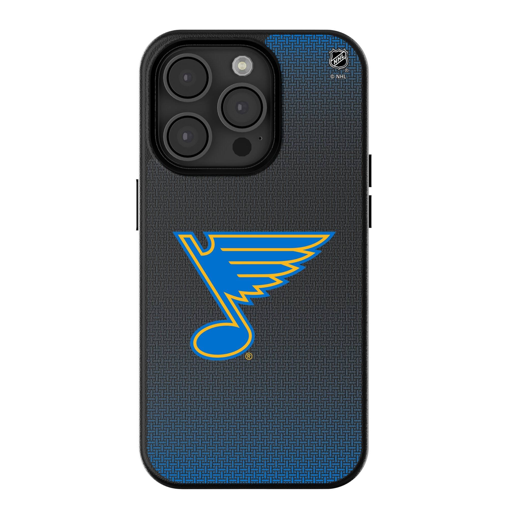 Keyscaper - NHL - St. Louis Blues Linen Logo iPhone Magnetic Bump Case - 15 Plus - Black price history on PriceWatchPro