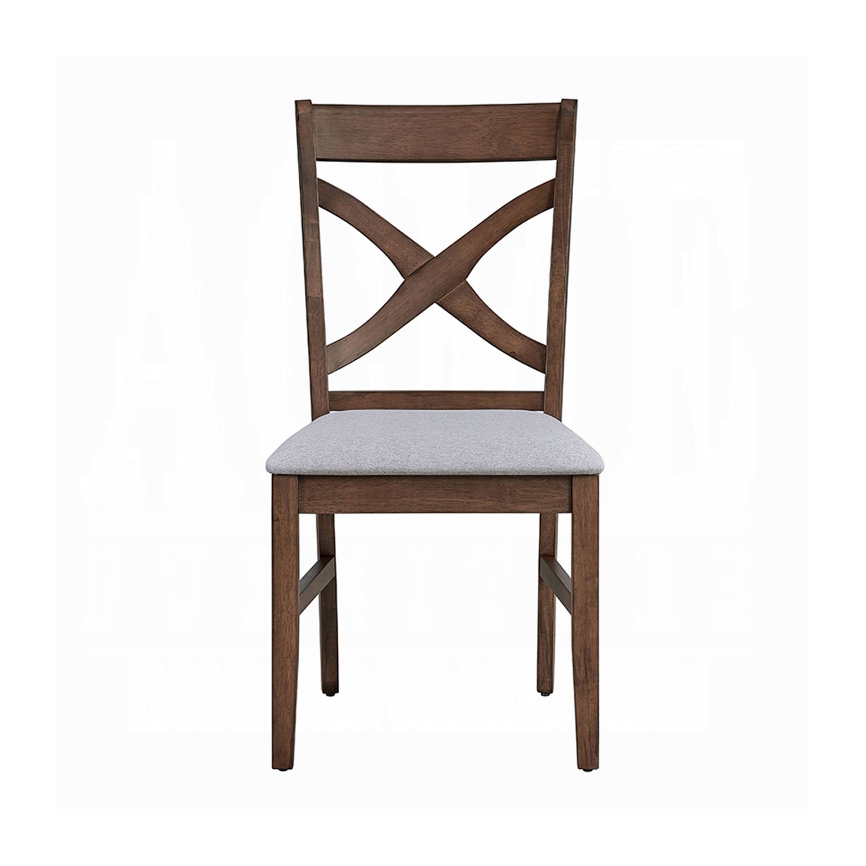 Alt View 1. Manhattan Lane - Feri Side Dining Chair Set of 2 - Brown, Gray.