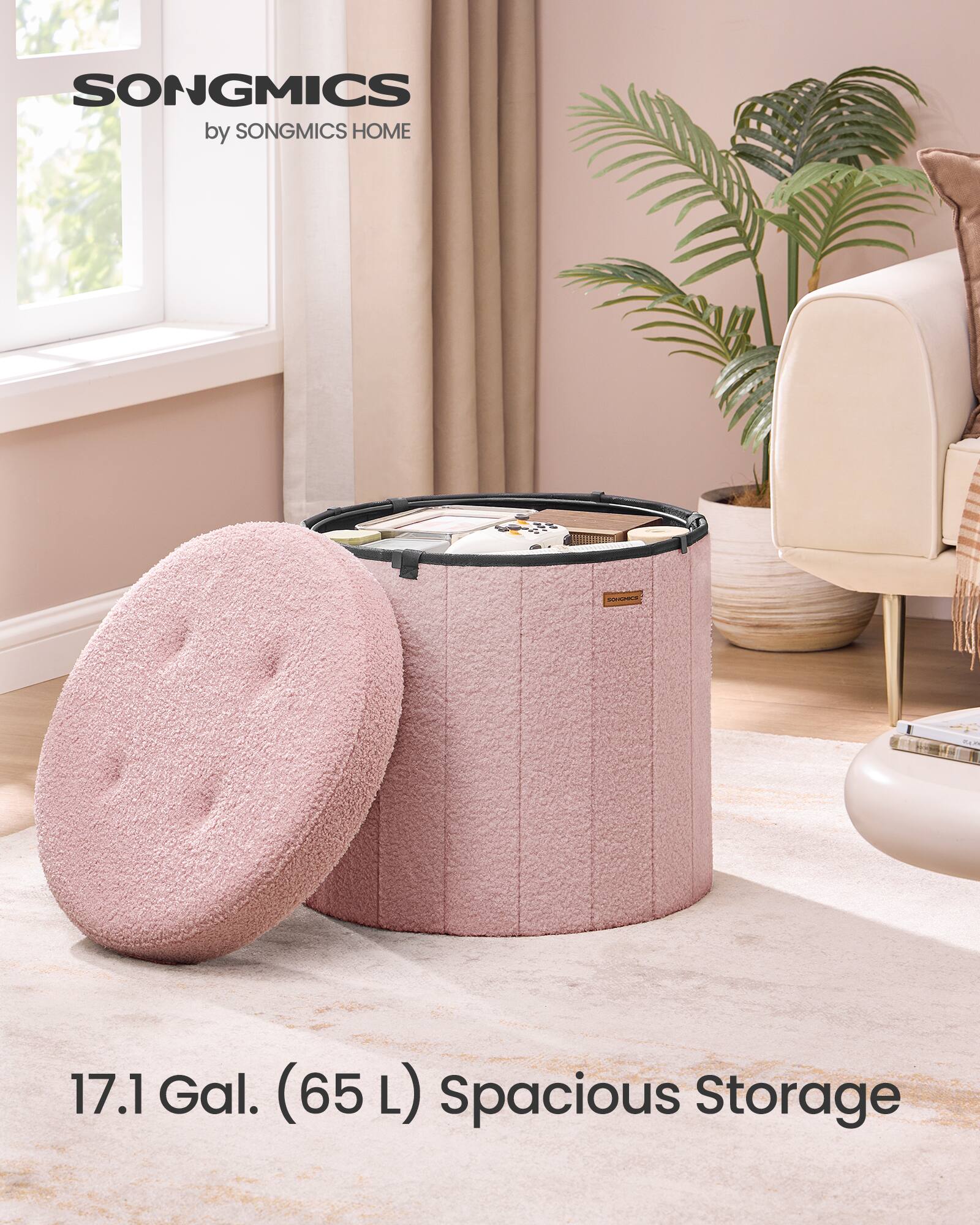 SONGMICS by SONGMICS HOME

17.1 Gal. (65 L) Spacious Storage