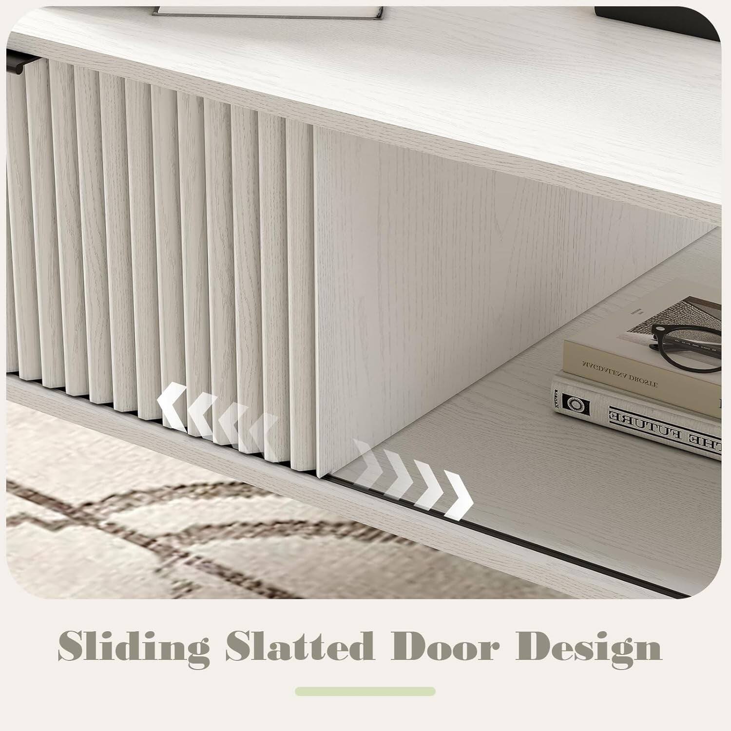 Sliding Slatted Door Design