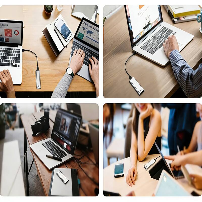 Alt View 8. Netac - Z Slim 512GB Portable SSD USB-C USB 3.1 Gen 2 – Shock Resistant, Metal Case, Up to 550MB/s - Silver.