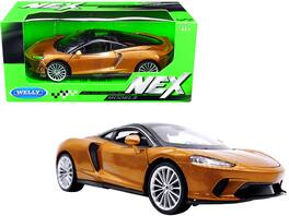 McLaren GT Top "NEX Models" 1/24 Diecast Model Car by Welly - Gold Metallic with Black