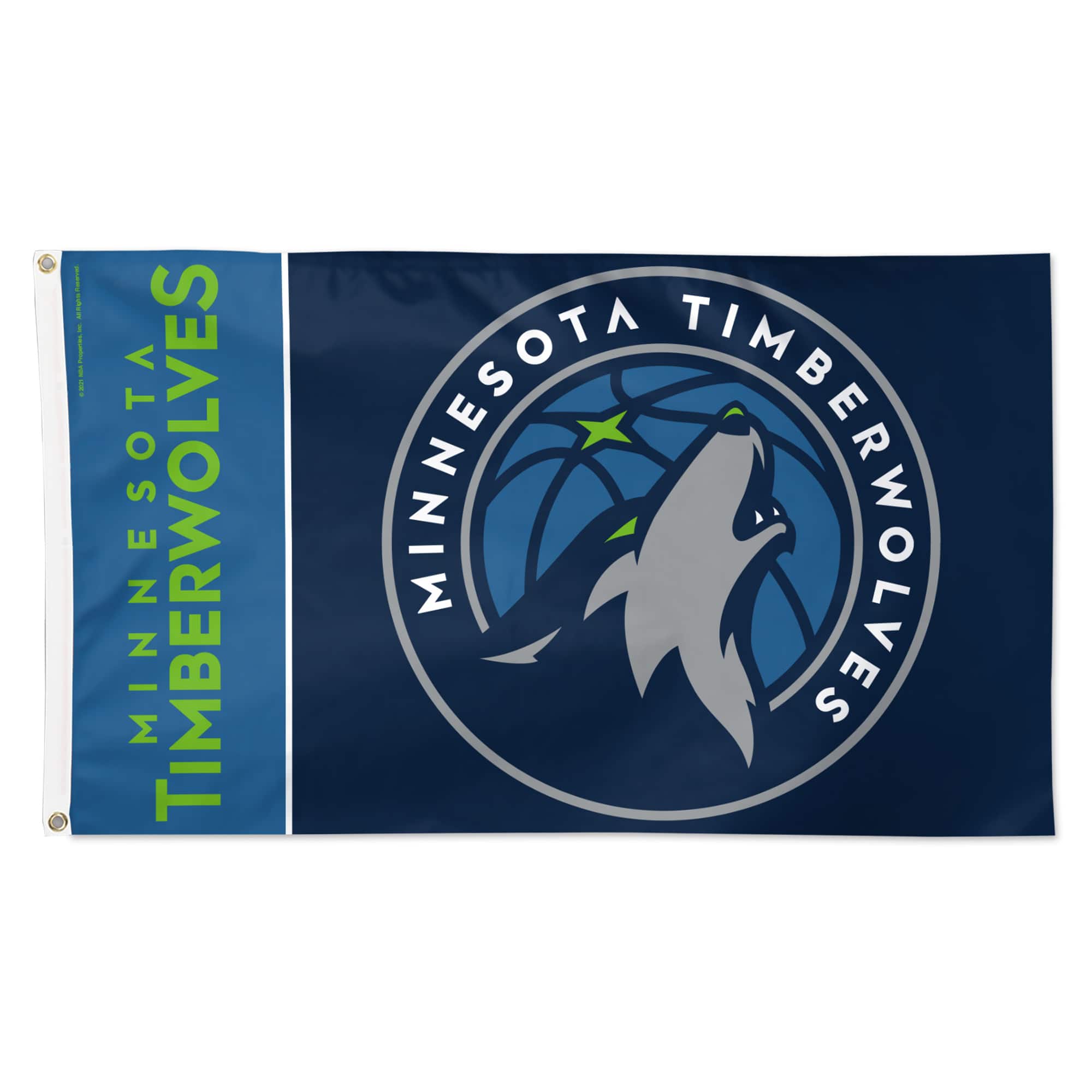 WinCraft - Minnesota Timberwolves 3' x 5' Single-Sided Inspired Block Deluxe Flag - Multicolor
