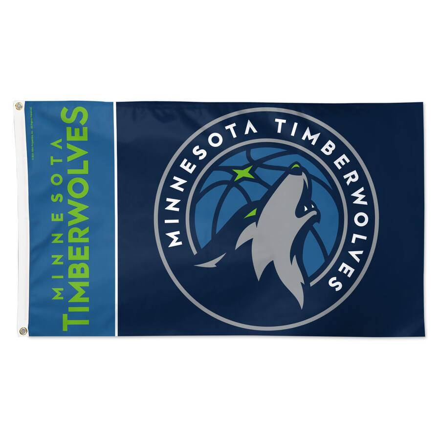 WinCraft Minnesota Timberwolves 3' x 5' Single Sided Inspired Block ...