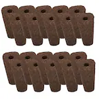 Front. Ivation - Hydroponic Seed Sponges – Compatible with Aerogarden, Ideal for Plant Growth & Water Flow. - Brown.