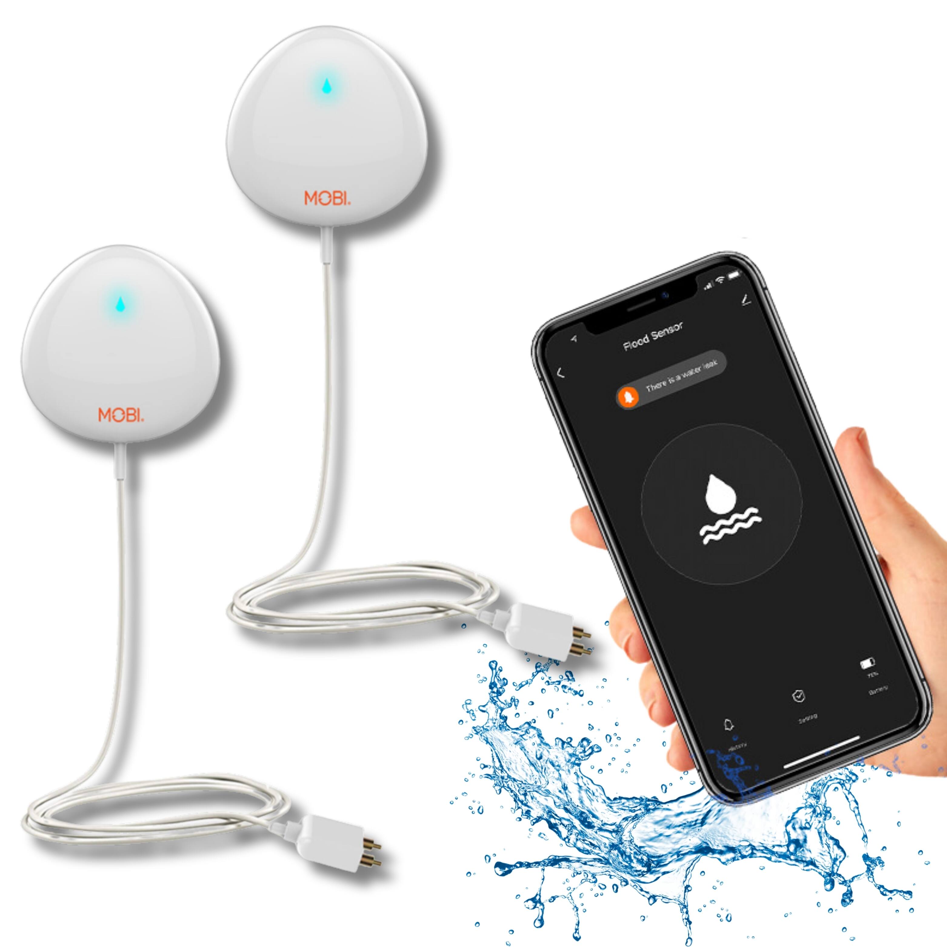 MOBI.
MOBI.
Flood Sensor - save water There
save
70% area