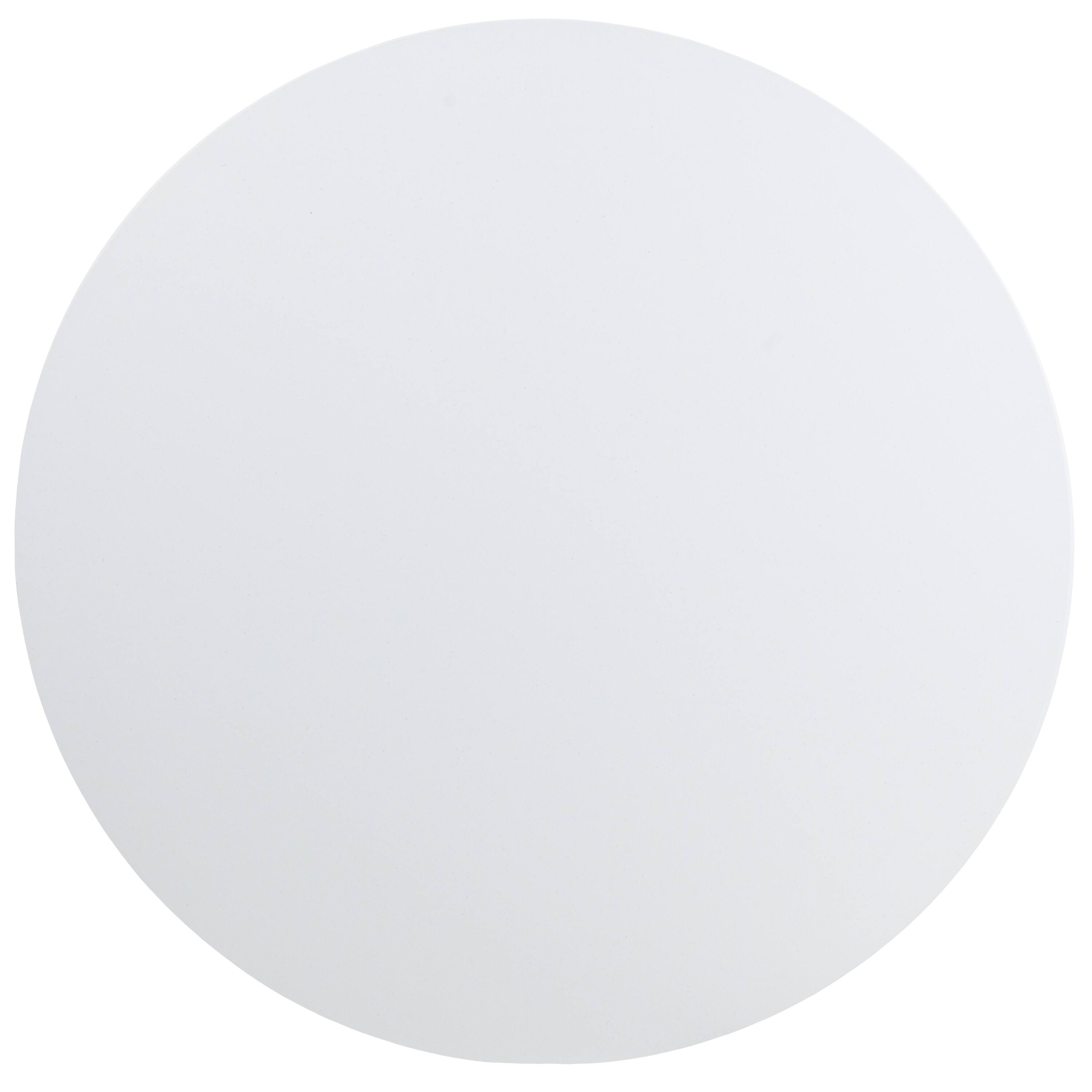 Alt View 4. Emma + Oliver - 4-Foot Round Plastic Folding Table - Granite White.