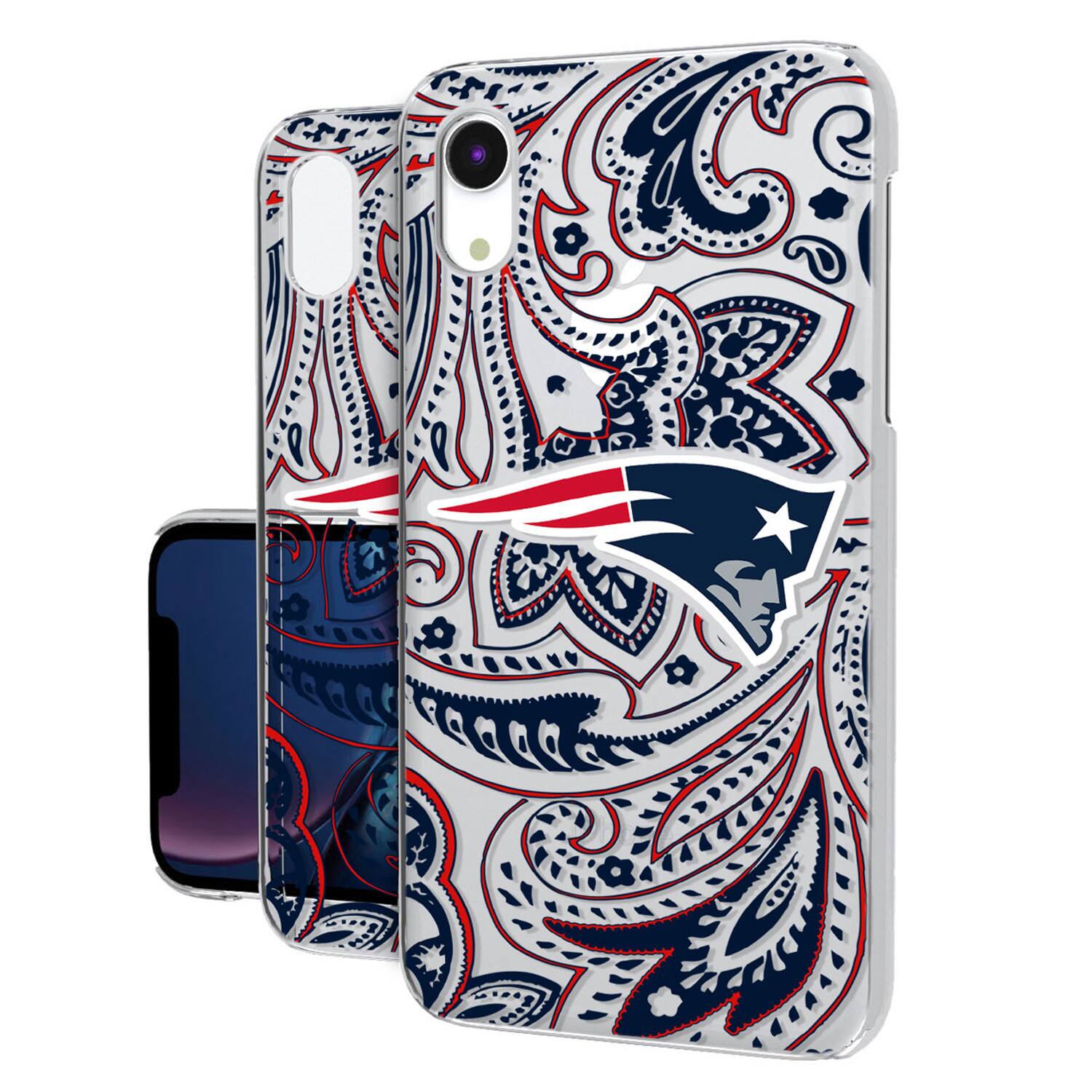 Keyscaper - NFL - New England Patriots - iPhone Clear Paisley Design Case - 15 Pro - Multicolor price history on PriceWatchPro