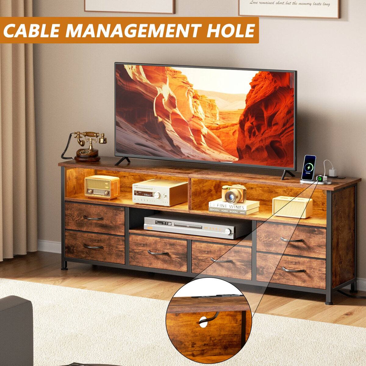 CABLE MANAGEMENT HOLE