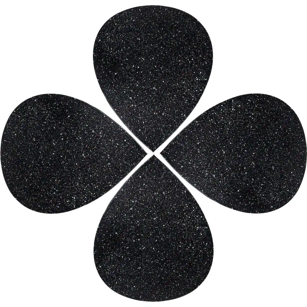 Alt View 1. Meridian Furniture - Petal Black Coffee Table - Black.