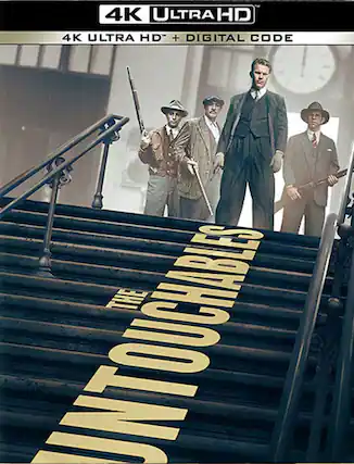 Front. The Untouchables - 4K Blu-Ray.