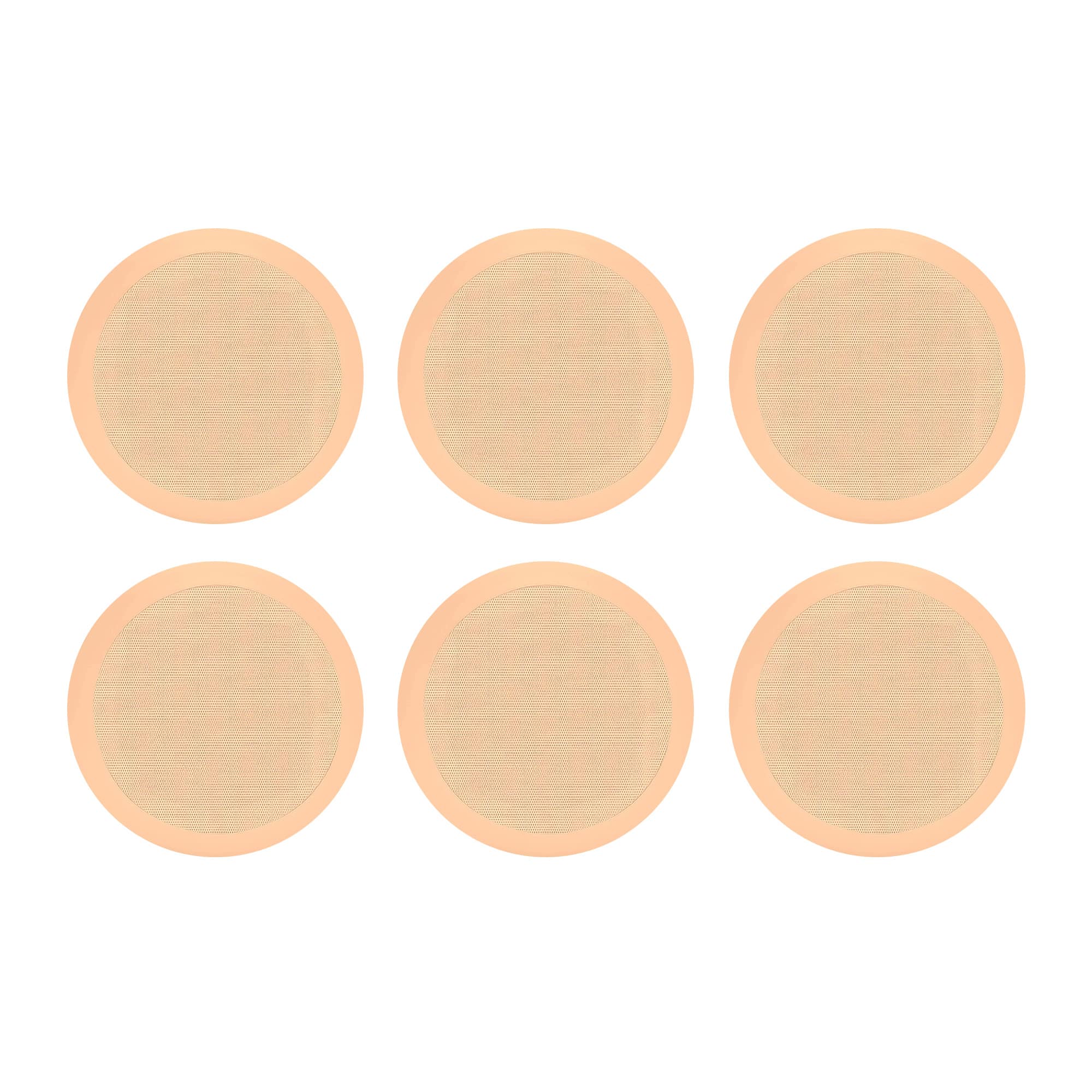 Pyle - PDIC Series 200W 6.5" Round Flush Mount In Wall/In Ceiling Speakers, 3 Pair