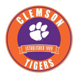 Fan Creations - Clemson Tigers 24" Circle with Banner - Multicolor
