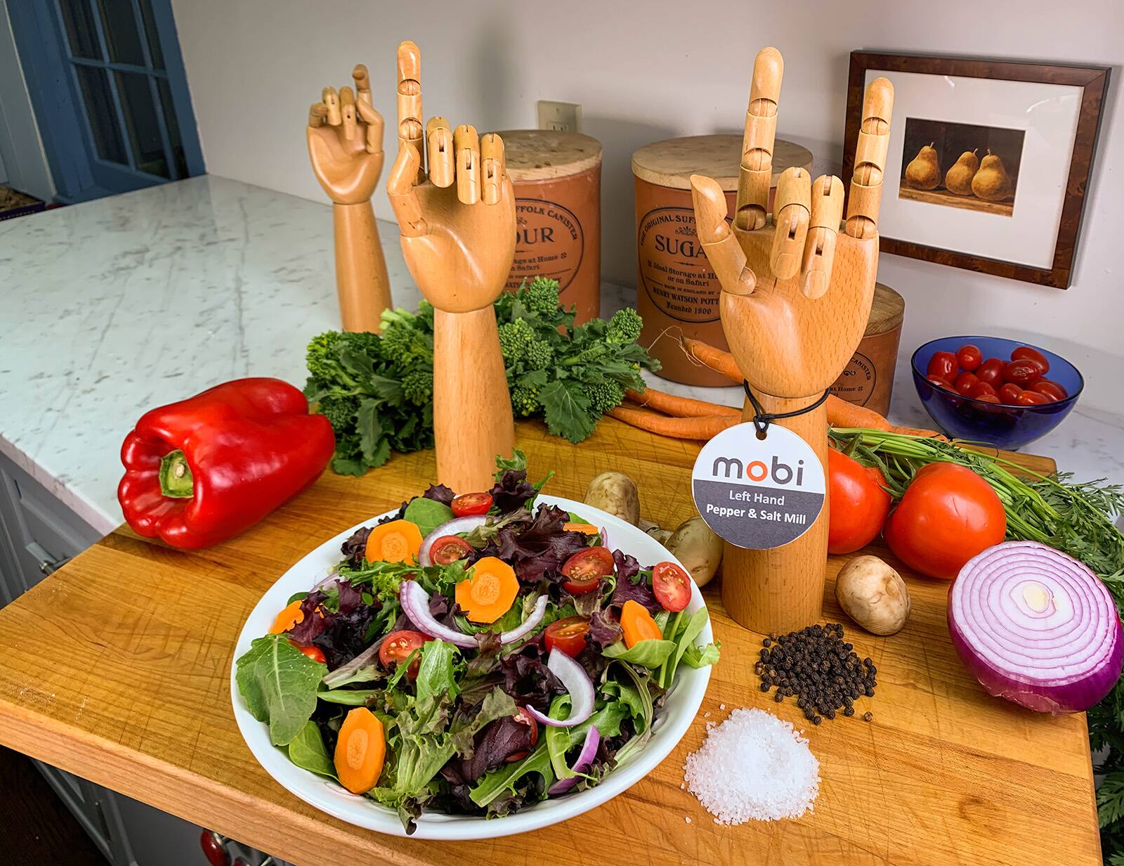 FPOLK UR CARISTER Iome 2 ham ta . Rn AATY ORIGINAL SUGAR SUGA E Siml - Biorage ca 16 - Baturi - - NEEN CRLES - WITHIN PUTT Frunheb 1800 wit CANISTED des s . ( mobi Left Hand Pepper & Salt Mill