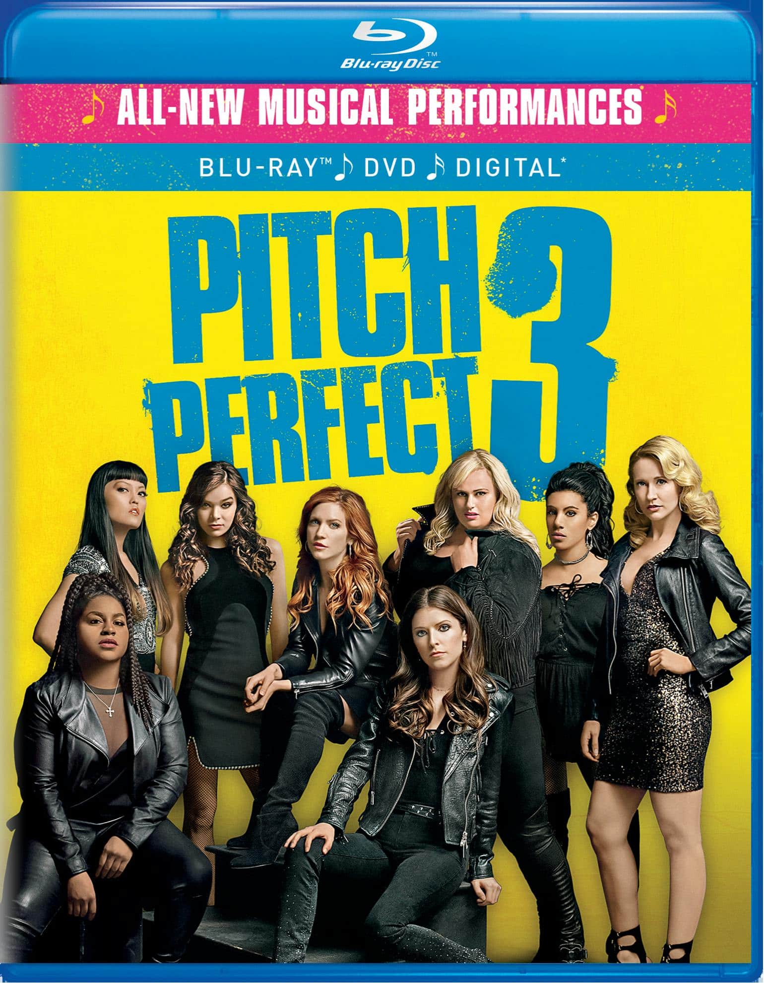 Front. Pitch Perfect 3 (DVD + Digital) [Blu-ray].