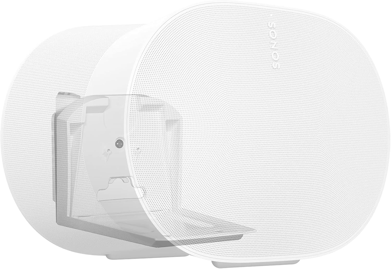 Alt View 3. Sanus - Sanus Adjustable Speaker Wall Mount for Sonos Era 300 - Each (White) - White.