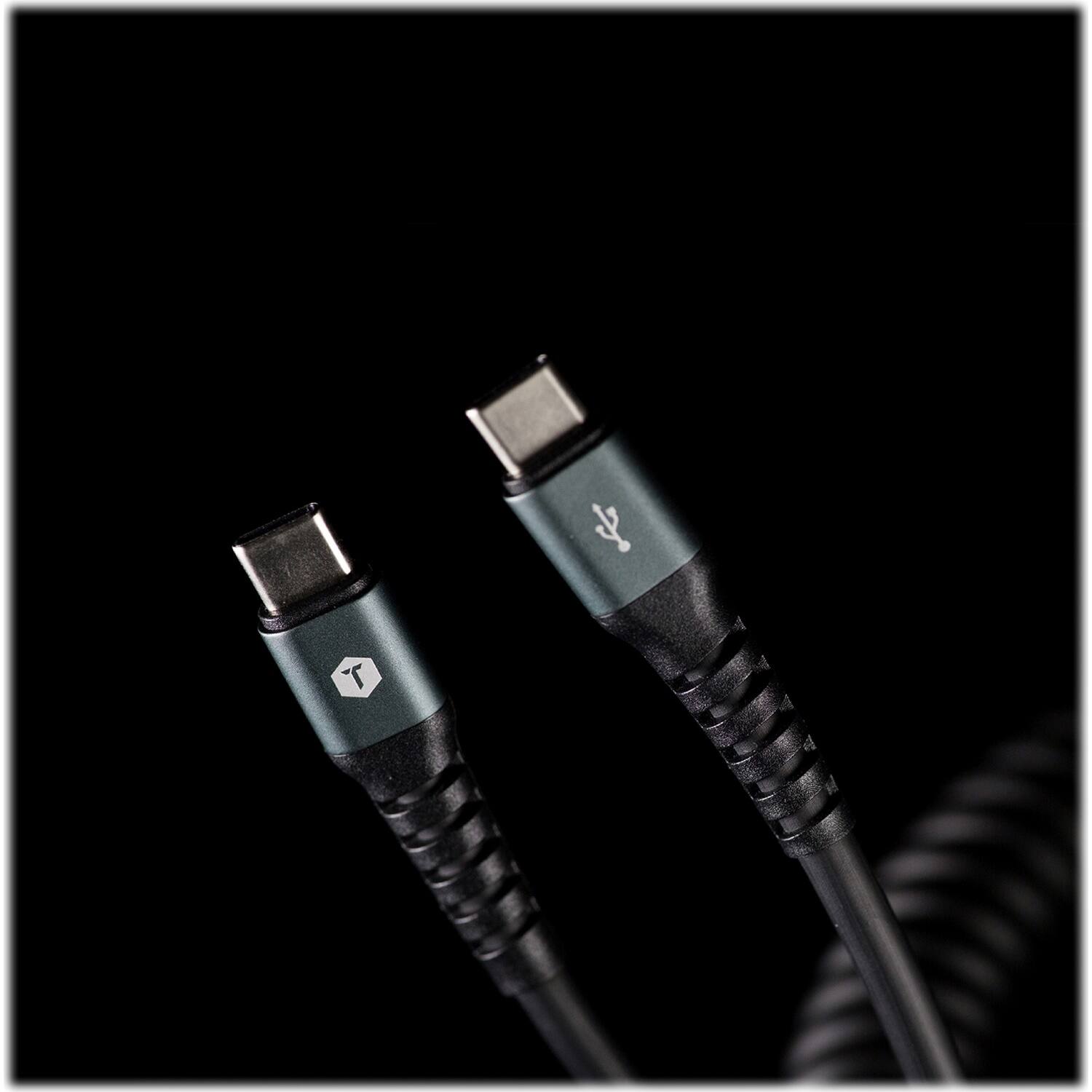 Alt View 13. ToughTested - 20W 6' Vehicle Charger - Black.