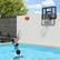 Alt View 3. Soozier - Soozier Wall Mounted Basketball Hoop, Basketball Goal Combo Kit with 43" Reinforced Shatter Resistant Backboard - Black.