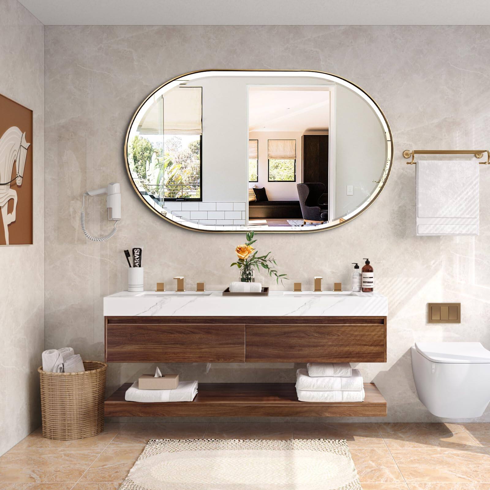 Gold Oval 48"L x 28"W