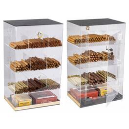 Prestige - Volterra Acrylic Display Humidor - Transparent Acrylic